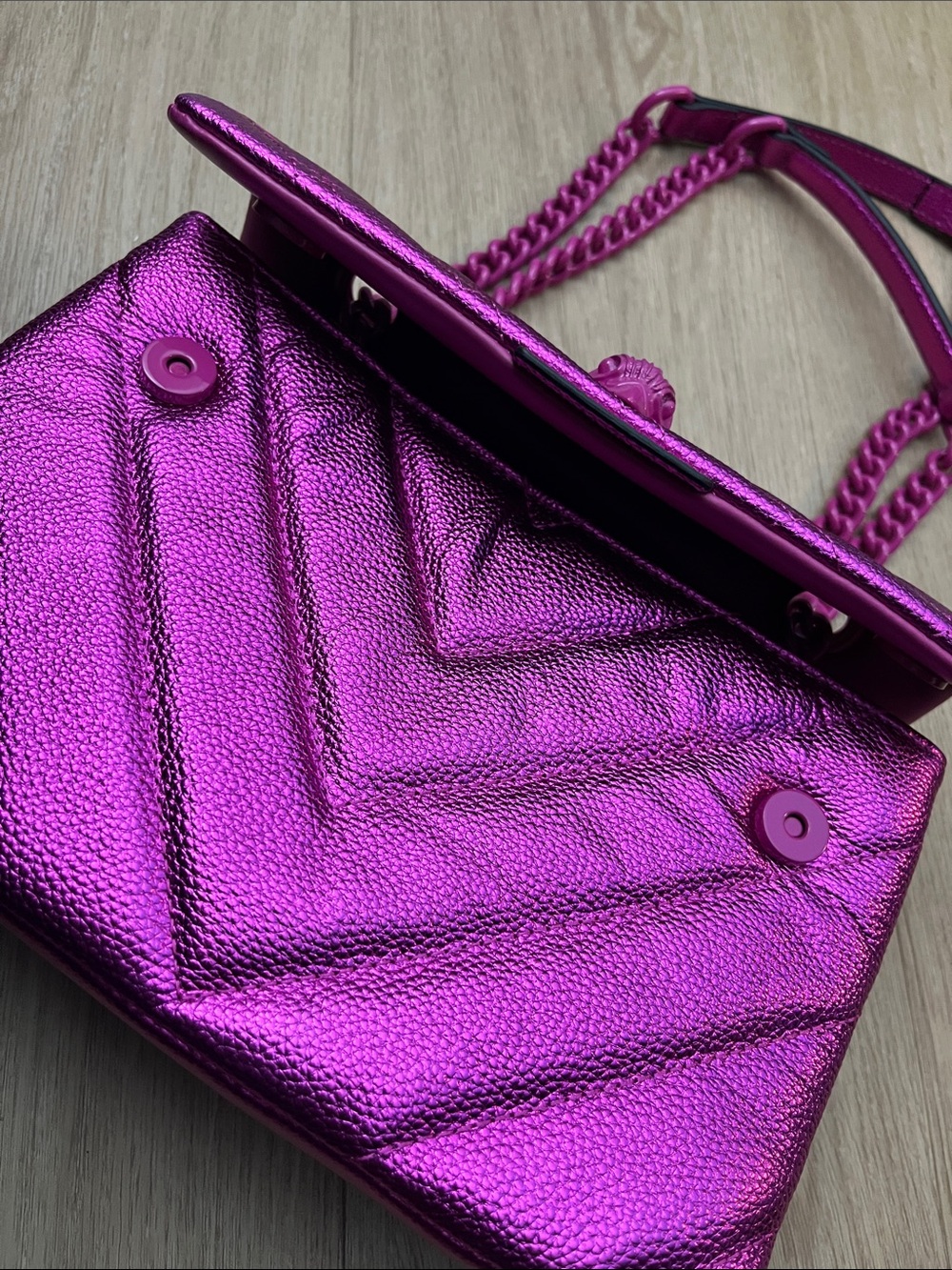 Kurt Geiger Kensington Bag Drench Pale Pink - Picture 6 of 15